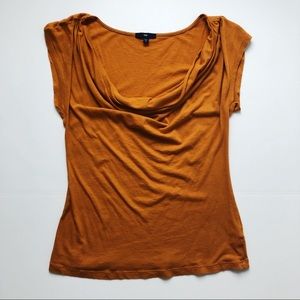 Mustard Yellow solid T-shirt from GAP